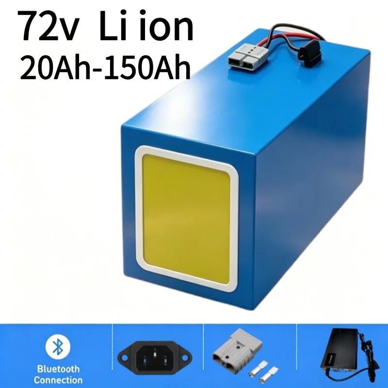 72V 60Ah Lifepo4 Battery Pack - Bateria de Íon de Lítio LiPo