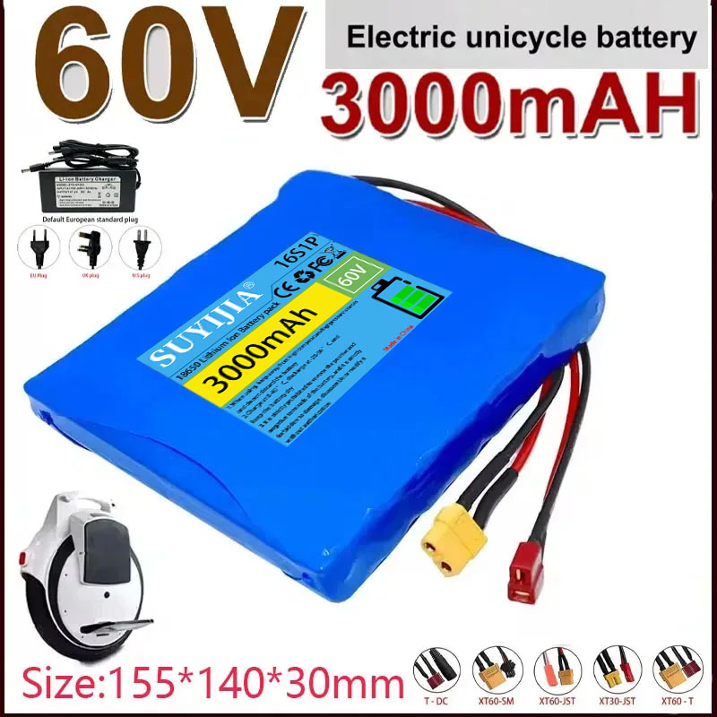 60V 30Ah Electric Scooter Battery - Bateria de Lítio para Scooter Elétrico,